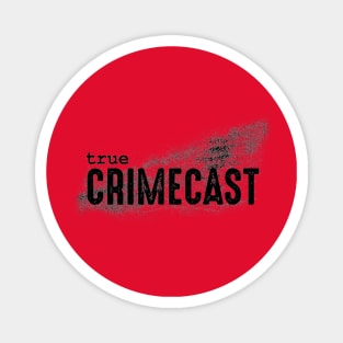 True Crimecast Black Logo Magnet